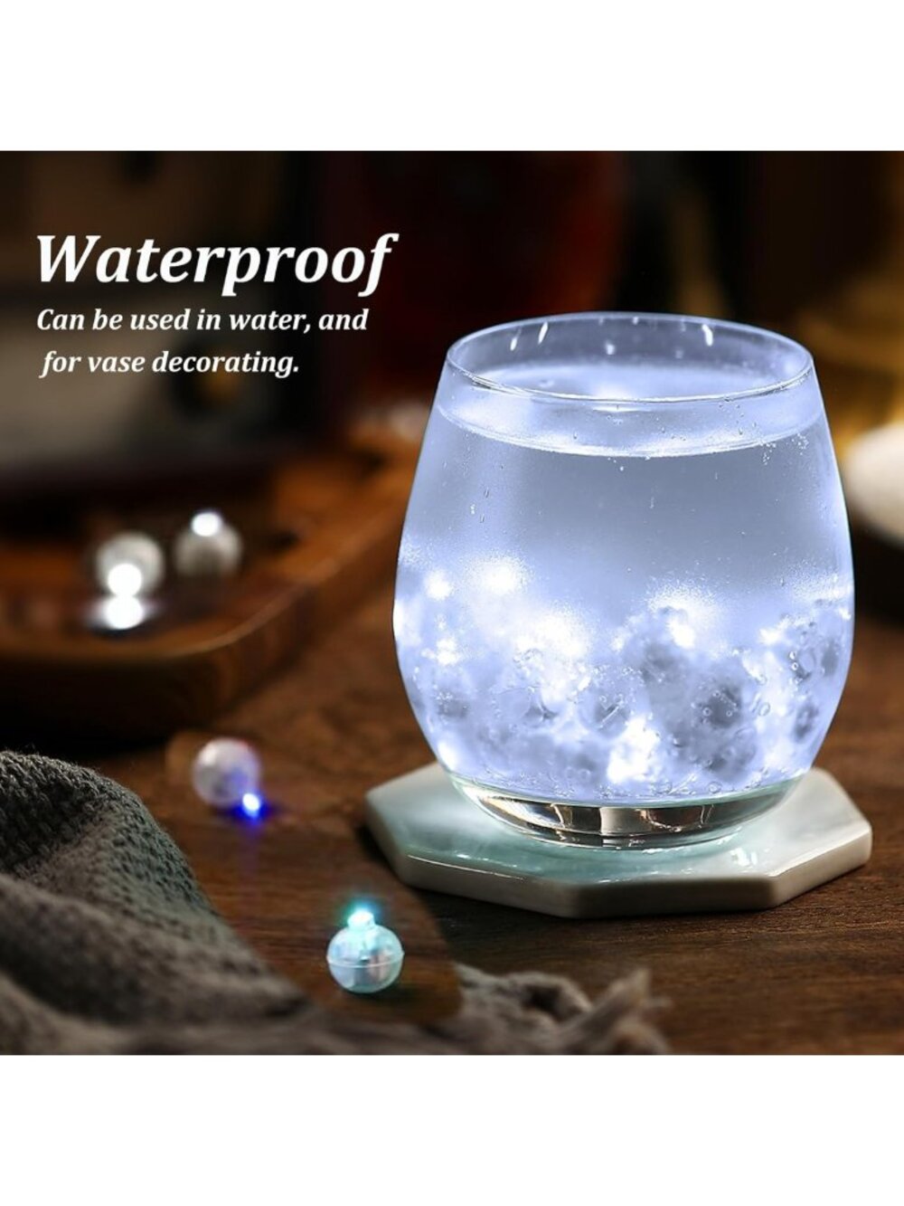 200pcs LED Balloon Lights & Colorful Mini Balls - Waterproof Party Decor - Picture 4 of 7